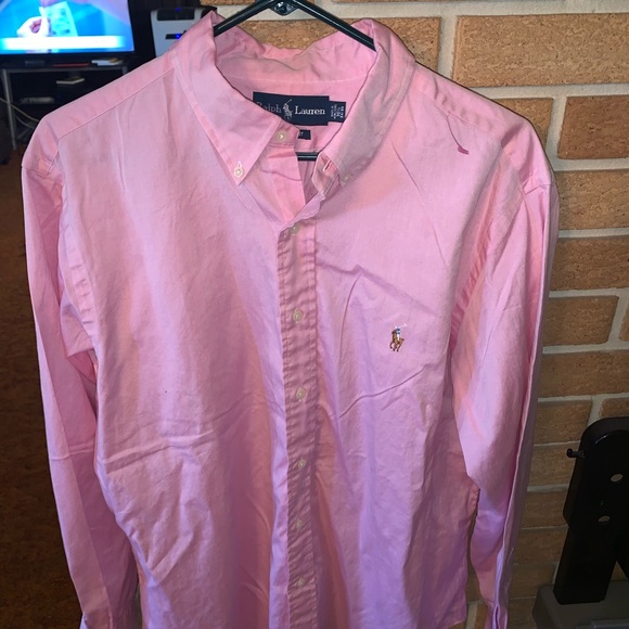Ralph Lauren pink 16.5 34/35 Dress Shirt - Picture 1 of 3